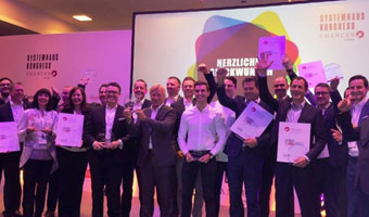 Die Preisträger der Auszeichnung „Die besten Systemhäuser 2018“;  Quelle: InterConnect GmbH & Co. KG