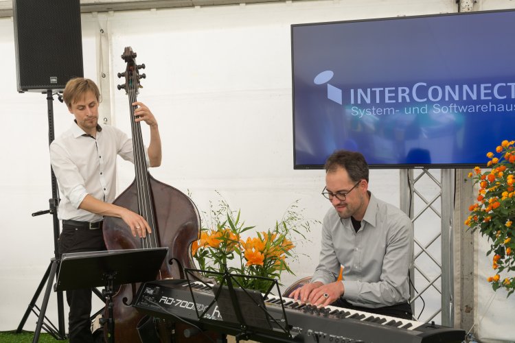 NobleJazz unterhielt die Gäste mit Jazz-Klängen.