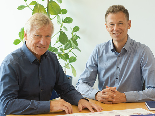 Gert Rudolph (links)  und Ben Rudolph, Geschäftsführung der InterConnect GmbH & Co. KG