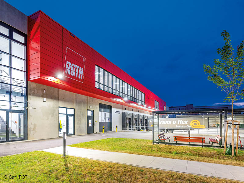 Foto: Werksgelände von Carl ROTH in Karlsruhe